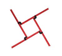 Modello del router quadrato regolabile, modello del router regolabile - Guide per la lavorazione del legno,Modello del router della scanalatura per il router di router per il routing di quadrati e