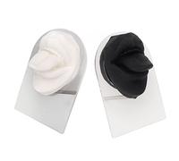 Modello della bocca in silicone Modello ad alta simulazione riutilizzabile in silicone bianco in bocca la lingua con strumento educativo della staffa acrilica