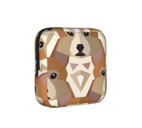 Modello della testa del Welsh Corgi, Borsa porta assorbenti, borse per il ciclo, borse per tamponi per donne e ragazze adolescenti