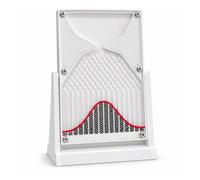 Modello dell'esperimento Galton Board, modello matematico della | Dimostrazione didattica della probabilità con curva, ispira curiosità e migliora l'apprendimento(White)