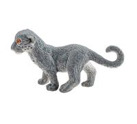 Modello dettagliato della statua degli animali dei leopardi delle nevi della fauna selvatica per l ' esposizione educativa domestica Realistica figurina in miniatura in PVC scultura in PVC artigianale