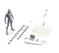 Modello di action figure per disegno, set di bambole da schizzo articolate con figure maschili e femminili, modelli di disegno mobili di lusso, ideali per riferimento alla pittura, Atrezzo
