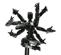 Modello di action figure - Robot - Cartone animato - Giocattolo da disegno regolabile | Decorazione desktop per raccoglitori ventole con giunti flessibili per il tavolino da caffè - Showcase per