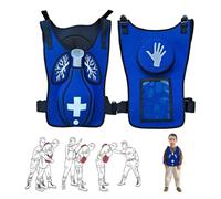 Modello di addestramento pratico for il primo soccorso Heimlich, adatto come accessorio didattico for for studenti dai 5 ai 12 anni, rosso(Blue)