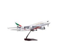 Modello Di Aereo A380 Degli Emirati Arabi Uniti In Scala 1/200 Modello Di Aereo Di Linea A380 Con Ruote Luminose Giocattolo In Resina Di Plastica Pressofusa di aviazione Regali decorazioni espositive