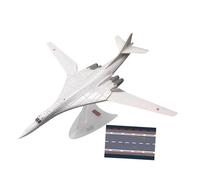 Modello di aereo da bombardiere strategico Tupolev TU-160 in scala 1/200,
