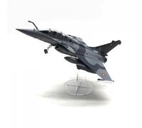 Modello di aereo da caccia Rafale B in lega 1/72 con base espositiva, modello di