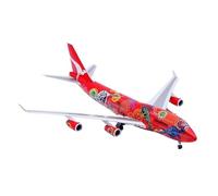 Modello Di Aereo Da Collezione Per Aereo A Reazione Qantas Boeing B747-400 In Scala 1:200 Modello VH-OJB Con Supporto