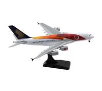 modello di aereo For Singapore Airlines "Star Alliance" Airbus A380 Diecast Modello Di Aereo In Scala 1:400 9V-SKI