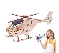 Modello di Aereo - Giocattolo Aereo Ad Energia Solare | Gioco Puzzle Costruzione Modellino Creativo Per Ragazzi Decorazione Casa Educazione Bambini
