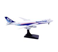 Modello di aereo giocattolo in metallo pressofuso Boeing B747-8F della Nippon Cargo Airlines, in lega, da collezione, in scala 1:400