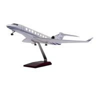 Modello Di Aereo Gulfstream G650ER Da 17,7" In Scala 1:70 - Squisito In Resina Ideale For Feste E Vetrine, Un Must For Gli Appassionati Aviazione, Esposizione Come Regalo Favoloso(Upgrade)