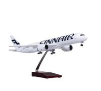 Modello di aereo in resina pressofusa 1/142 per A350 con luce e ruote decorazione da esposizione Set da gioco per hobby in miniatura(Without lights)