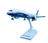 Modello di aereo in scala 1 200 per il prototipo B787 modello aviazione con luci e ruote in resina pressofusa finito kit 30 cm Playkit