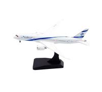 Modello di aereo in scala 1 400 B787-8 4X-ERB per El Al Replica Aircraft Model Diecast Alloy Horizontal Screen Kit Playkit