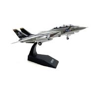 Modello Di Aereo Lega Con Ali Mobili Ruote Giocattolo Da Collezione Scala 1:100 Per F-14 Tomcat Fighter Jet Simulation