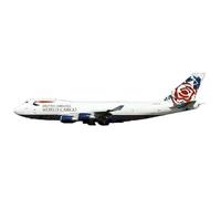 modello di aereo Modello Da Collezione In Scala 1:200 For Il Modello Di Aereo In Metallo British Airways Boeing 747-400F N495MC Snap-Fit Modello