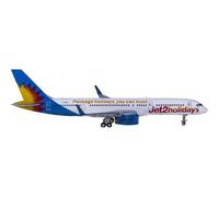 modello di aereo Modello Da Collezione In Scala 1:400 For Il Modello Di Aereo In Lega Di Metallo GJEXS1975 Jet2holidays 757-200 G-LSAN Snap-Fit Modello