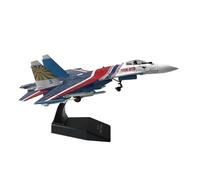 modello di aereo Ornamenti Da Collezione In Scala 1/100 For Il Modello Di Aereo Da Caccia Modello Militare SU-35 In Metallo Pressofuso Snap-Fit Modello