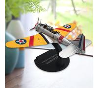 Modello Di Aereo Pressofuso Giallo In Scala 1/72 Per Libreria Domestica