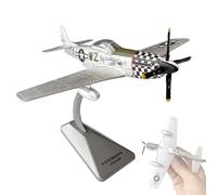 Modello di aereo realistico in scala 1/72 del caccia P51-d pressofuso
