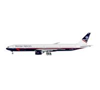 modello di aereo Scala 1:400 For La Collezione Di Cimeli Finiti In Lega Analogica For Aerei British Airways B777-300ER G-STBF Snap-Fit Modello