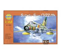 Modello di aereo Suchoj SU-17/22 M4 in plastica in scala 1:48