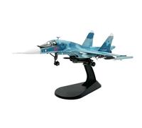 Modello di aereo volante Modello Di Aereo Caccia In Lega Metallo Pressofuso Sukhoi Su-34 SU 34 In Scala 1/100 Giocattolo For Collezione aviazione aereo Modello