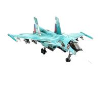 Modello di aereo volante Modello Di Aereo Da Caccia Pressofuso SU-34 Su34 Dell'aeronautica Militare Russa Scala 1:72 Giocattolo Statico In Lega Metallo aviazione aereo Modello
