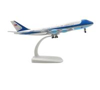 Modello di aereo volante Modello Di Aereo In Lega Pressofusa Air Force One B747 16cm/20cm Delle Compagnie Aeree For Collezione aviazione aereo Modello(20cm)