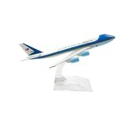 Modello di aereo volante Modello Di Aereo In Lega Pressofusa Air Force One B747 16cm/20cm Delle Compagnie Aeree For Collezione aviazione aereo Modello(16cm)