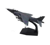 Modello Di Aeromobile Pressofuso In Scala 1:72 British Harrier Con Sollevamento Verticale Da Caccia In Lega Di Simulazione