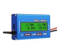 Modello di aeroplano 0-100A 0-60V Wattmetro ad alta precisione a corrente contin