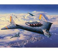 Modello di aeroplano Arado AR E.555 in scala 1/72