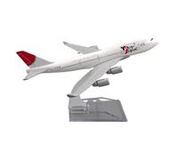 Modello di Aeroplano Metallo Decorazioni da Tavolo per Modelli di Aeromobili Pressofusi in Lega Giapponese B747 in Scala 1:400 Kit di Modellismo