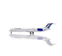 Modello di Aeroplano Metallo Modelli di Aeromobili in Lega Pressofusa MD-83 OH-LPF Finnair in Scala 1:400 Decorazioni da Tavolo Kit di Modellismo