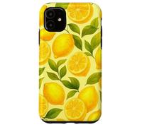 Modello di agrumi limonata estiva limone acquerello Custodia per iPhone 11