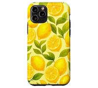 Modello di agrumi limonata estiva limone acquerello Custodia per iPhone 11 Pro