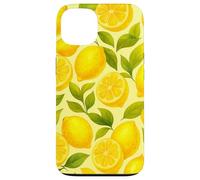 Modello di agrumi limonata estiva limone acquerello Custodia per iPhone 13
