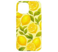 Modello di agrumi limonata estiva limone acquerello Custodia per iPhone 15