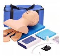 Modello di allenamento per intubazione tracheale, simulatore elettronico anatomico per adulti con allarme di pressione per la gestione delle vie aeree orofaringee