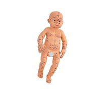 Modello di allenamento per massaggio infantile con punti agopunti a grandezza naturale Anatomia realistica del bambino per lo sviluppo delle abilità infermieristiche Anatomia del meridiano del bambino