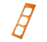 Modello di apertura della presa dell'interruttore di tipo 86 in lega di alluminio foro quadrato strumento per installazione a parete armadio comodino, spaziatura standard 72 mm, design leggero