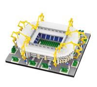 Modello Di Architettura Da Costruire Con Mini Blocchi, Design Realistico Di Campo Da Calcio. Collezione Degli Stadi D’Élite Del Mondo. Stadio Di Calcio A Dortmund, Vestfalia, Germania.