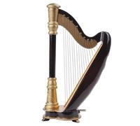 Modello di arpa in miniatura, Miniatura -Strumento aharap Decorazione di piccoli strumenti per casa da 5,5 pollici di decorazione per la casa Ornamento per amanti della musica, figura di decorazione d