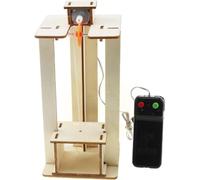 Modello di assemblaggio di ascensore for ascensore controllato da filo | Kit scientifico for esperimenti di fisica meccanica tecnologica for studenti
