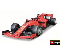 Modello di auto Bburago Ferrari SF90 F1 2019 Charles Leclerc 1:18