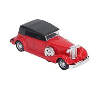 Modello di Auto Classica, Porte Aperte Autentico Modello di Auto in Miniatura Allenamento Precoce 1:32 Rimborso per il Tavolo (rosso)