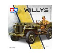 Modello di auto da assemblaggio in scala 1:35 Modello di Jeep Willys americana della seconda guerra