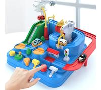 Modello di auto ferroviaria da corsa Giocattoli educativi Pista per bambini Gioco di avventura Cervello Meccanico Interattivo Treno Animali Giocattolo razzo spaziale